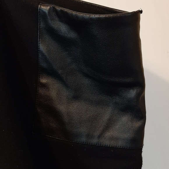 Ladies Calvin Klein black skirt with faux … - Picture 8 of 8